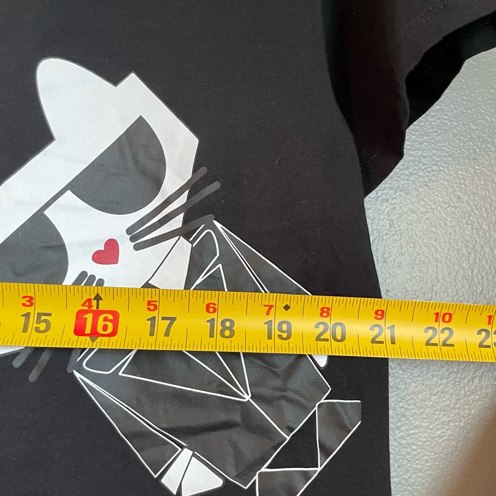 NWT Karl Lagerfeld Sz XL Women’s Black Cat Graphic T-shirt Top Shirt Ret $39! - Picture 8 of 11
